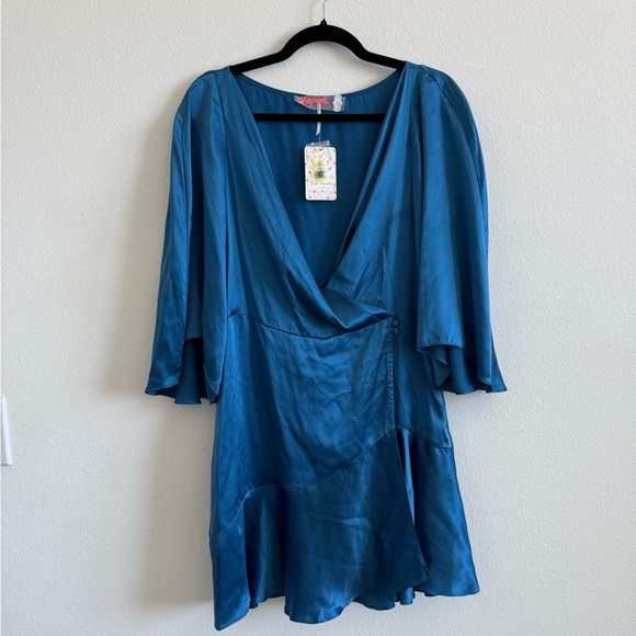 NWT Free People Strike A Pose Mini Dress - Picture 3 of 6